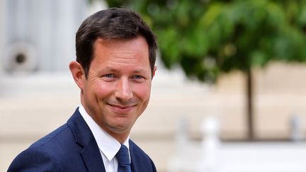 Le député européen François-Xavier Bellamy, lors de la conférence annuelle des ambassadeurs de France à l'Elysée à Paris le 1er septembre 2022. (LUDOVIC MARIN / AFP)