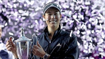 Garbine Muguruza a remporté, dans la nuit de mercredi à jeudi, le premier Masters de sa carrière. (ULISES RUIZ / AFP)