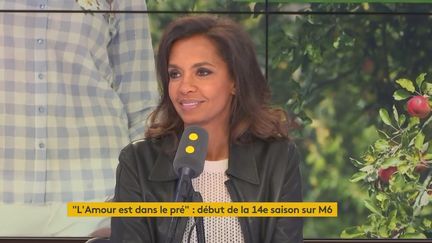 Karine Le Marchand (présentatrice sur M6), invitée de franceinfo lundi 28 janvier 2019. (FRANCEINFO / RADIOFRANCE)