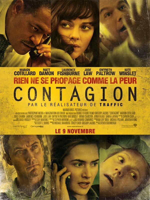 L'affiche française du film "Contagion". (WARNER BROS. FRANCE)