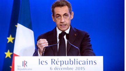 &nbsp; (Nicolas Sarkozy a prévenu dès dimanche soir qu'il ne souhaitait "ni retrait ni fusion" au second tour  © Maxppp)