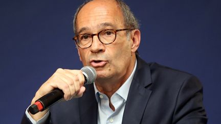 Eric Woerth, au Palais de l'Europe, à Menton, le 30 juin 2018. (VALERY HACHE / AFP)