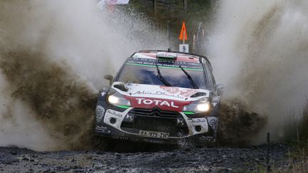 Kris Meeke (Citroën) dans la boue du RAC (FRANCOIS BAUDIN / AUSTRAL)