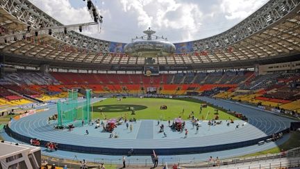 Le stade Loujniki va être réaménagé et perdre sa piste d'athlétisme (MICHAEL KAPPELER / DPA)