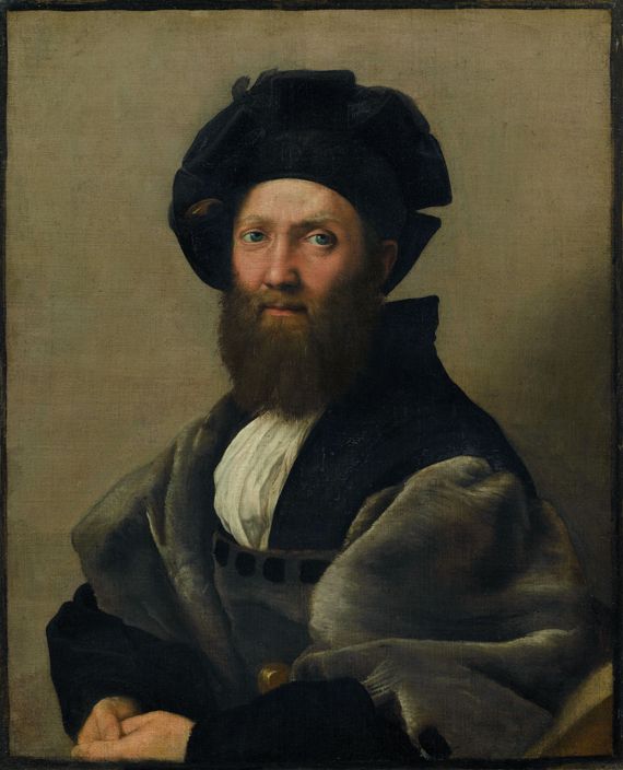 "Portrait de Baldassare Castiglione", de Rapha&euml;l (1514-1515). Huile sur toile, 82 x 67 cm. Paris, mus&eacute;e du Louvre, d&eacute;partement des Peintures. ( RMN (MUSÉE DU  LOUVRE) / TONY QUERREC)