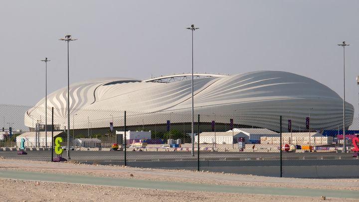 Le stade Al-Janoub, qui accueillera sept matchs de la Coupe du monde 2022 au Qatar. (KEITA IIJIMA / AFP)