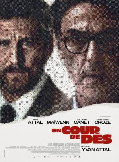 Affiche du film "Un coup de dés" d'Yvan Attal, sortie le 24 janvier 2024. (SND)