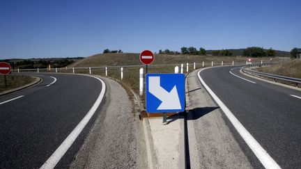 Une conductrice de 79 ans est décédée après avoir roulé à contresens sur l'autoroute A75. (JEAN LOUIS PRADELS / MAXPPP)