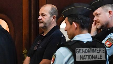 Le nationaliste corse&nbsp;Pierre Paoli au Palais de justice de Paris, le 11 juin 2018.&nbsp; (BERTRAND GUAY / AFP)