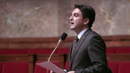 Arnaud Robinet à l'Assemblée nationale en 2012, à Paris (JACQUES DEMARTHON / AFP)