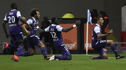 Les Toulousains espèrent savourer leur maintien en L1 (PASCAL PAVANI / AFP)