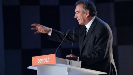 François Bayrou à Grenoble (JEAN-PIERRE CLATOT / AFP)