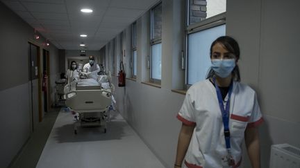 L'hôpital André-Grégoire à Montreuil (Seine-Saint-Denis), le 14 décembre 2021.&nbsp; (JULIEN DE ROSA / AFP)