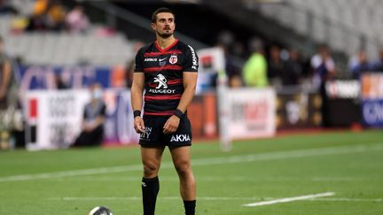 L'ouvreur toulousain Thomas Ramos lors de la finale du Top-14 contre La Rochelle, le 25 juin 2021, au Stade de France (Seine-Saint-Denis). (THOMAS COEX / AFP)