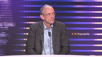 Frédéric Encel est l'invité du 8.30 franceinfo du vendredi 27 octobre 2023 (FRANCEINFO/RADIOFRANCE)