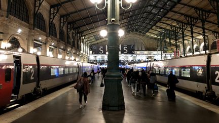 Les quais de la Gare du Nord à Paris, en 2019. (AURÉLIEN ACCART / FRANCE-INFO)