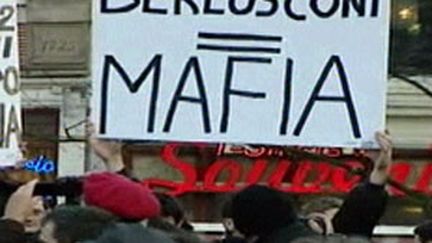 Manif en Italie contre Berlusconi