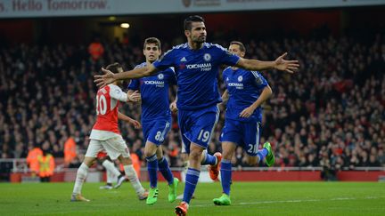 Diego Costa (Chelsea), buteur face à Arsenal (JAVIER GARCIA / BACKPAGE IMAGES LTD)