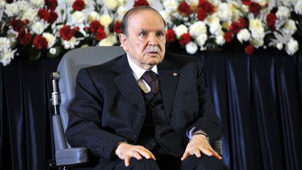 Le président algérien Abdelaziz Bouteflika, le 28 avril 2014, à Alger. (BECHIR RAMZY / ANADOLU AGENCY / AFP)