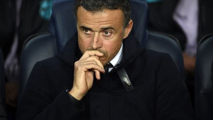 L'entraîneur du FC Barcelone, Luis Enrique (LLUIS GENE / AFP)