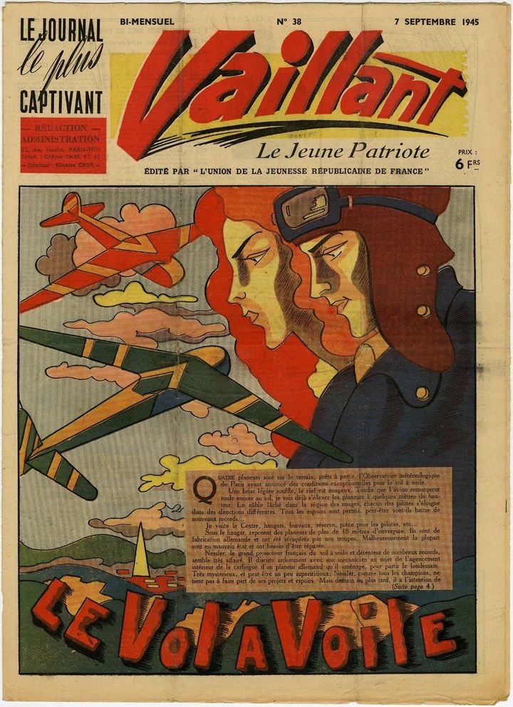 Le journal Vaillant du 7 septembre 1945. (EDITIONS VAILLANT)