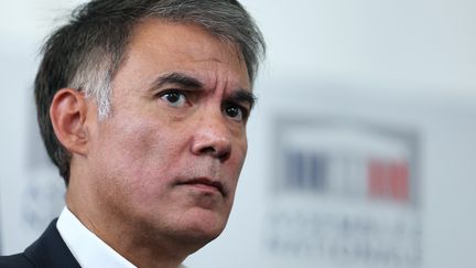 Le premier secrétaire du Parti socialiste, Olivier Faure, le 21 septembre 2022 à l'Assemblée nationale à Paris. (THOMAS SAMSON / AFP)