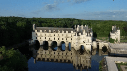 Le 13 Heures vous emmène, vendredi 16 février, à la découverte du château de Chenonceau, en Indre-et-Loire, et de son fabuleux jardin à la française. (France 2)