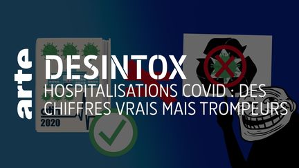 Désintox. Hospitalisations dues au Covid : des chiffres à ne pas minimiser (ARTE/2P2L)