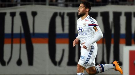 L'attaquant Nabil Fekir, le 8 mars 2015 &agrave; Montpellier (H&eacute;rault). (PASCAL GUYOT / AFP)