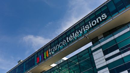 Le si&egrave;ge de France T&eacute;l&eacute;visions, le 16 septembre 2012, &agrave; Paris. (MAXPPP)