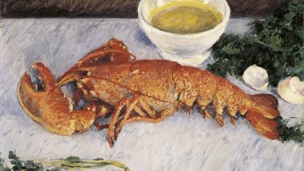 A partir des années 1990, les Hays ont commencé à s’intéresser aux natures mortes, séduits par les textures qu’un Fantin-Latour peut donner à une tranche de melon ou à des pêches. Ce Homard peint par Caillebotte en 1883 est accroché dans la salle à manger de leur appartement new-yorkais. On admirera aussi une carafe de Renoir, un "Rosier et iris mauve" de Caillebotte…
 (Droits réservés)