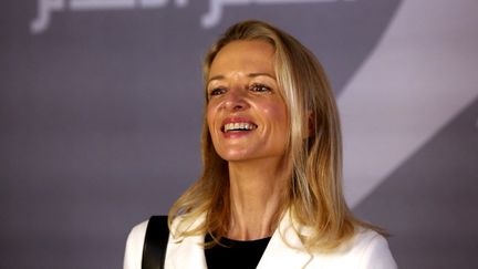 Delphine Arnault à Doha, le 5 novembre 2021. (PATRICK BAZ / QATAR MUSEUMS)