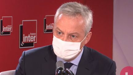 Bruno Le Maire était l'invité de France Inter vendredi 30 octobre.&nbsp; (FRANCE INTER)