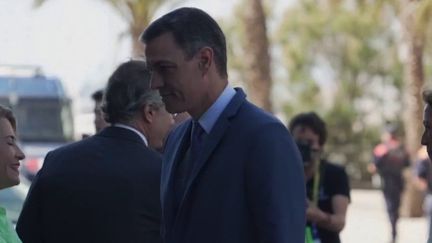 Le Premier ministre espagnol Pedro Sánchez&nbsp;a été espionné sur&nbsp;son téléphone portable via le logiciel espion israélien Pegasus.&nbsp; (FRANCEINFO)