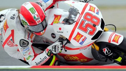 L'Italien Marco Simoncelli (Honda)