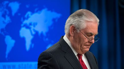 Rex Tillerson, limogé par Donald Trump de son poste de secrétaire d'État le 13 mars. (SAUL LOEB / AFP)