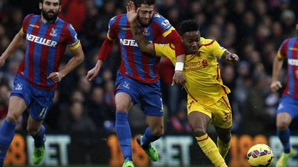 Sterling (Liverpool) complètement abandonné (ADRIAN DENNIS / AFP)