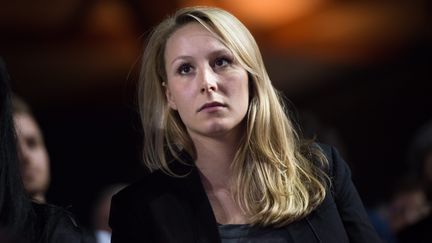 Marion Mar&eacute;chal-Le Pen, deput&eacute;e FN du Vaucluse, participe a un meeting du Front National au Pontet, le 17 mars 2015. (  MAXPPP)