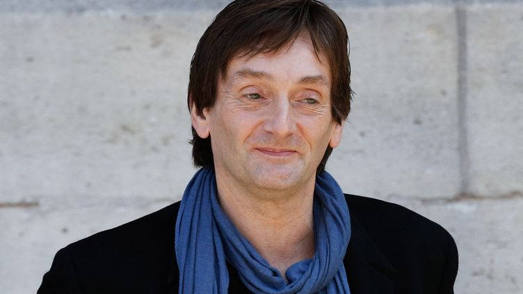 The comedian Pierre Palmade, September 9, 2015 at the funeral of Sylvie Joly, in Paris.  (FRANCOIS GUILLOT / AFP)