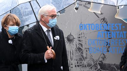 Le président allemand&nbsp;Frank-Walter Steinmeier, le 26 septembre 2020, à Munich.&nbsp; (CHRISTOF STACHE / AFP)