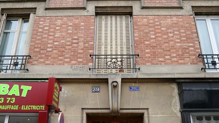 L'appartement dans lequel le couple de Chinois accusé d'avoir tué un autre couple vivait, dans le 12e arrondissement de Paris. (MARTIN BUREAU / AFP)