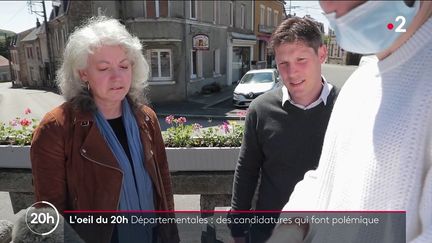 Départementales : des candidatures qui font polémique (FRANCE 2)