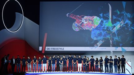 Le Comité nationale olympique et sportif français a présenté mercredi la délégation qui représentera la France aux Jeux olympiques d'hiver 2018, en Corée du sud. (FRANCK FIFE / AFP)