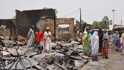 &nbsp; (Les terroristes de Boko Haram se sont déplacés peu à peu vers ne nord du Cameroun (ici à Gamburi, au Nigeria) © AP/SIPA/Jossy Ola)