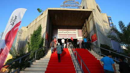 A Gaza on a déroulé le tapis rouge... 
 (MOHAMMED ABED / AFP)