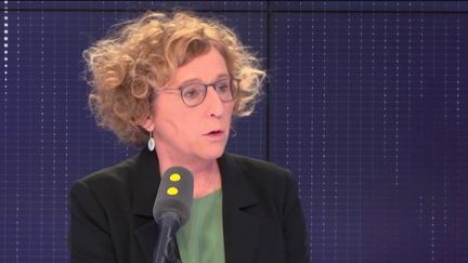 Muriel Pénicaud, ministre du Travail, jeudi 14 février 2019, sur franceinfo. (FRANCEINFO / RADIOFRANCE)