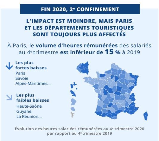 Capture écran de l'édition 2021 de l'étude de l'Insee "La France et ses territoires", le 29 avril 2021.
 (INSEE)