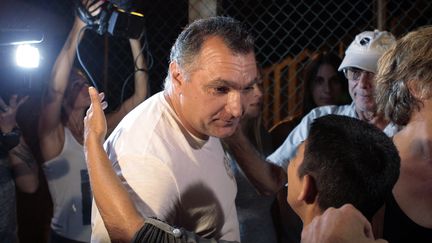 &nbsp; (Lucien Stromboni, l'un des deux villageois de Sisco a été placé sous contrôle judiciaire en attendant le procès le 15 septembre prochain  © Pascal Pochard-Casabianca / AFP)