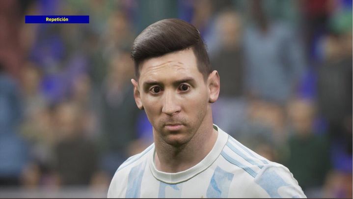 La modélisation de Lionel Messi sur le jeu eFootball 2022
 (KONAMI)