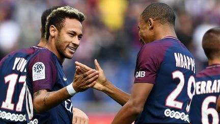 Neymar et Kylian Mbappé.